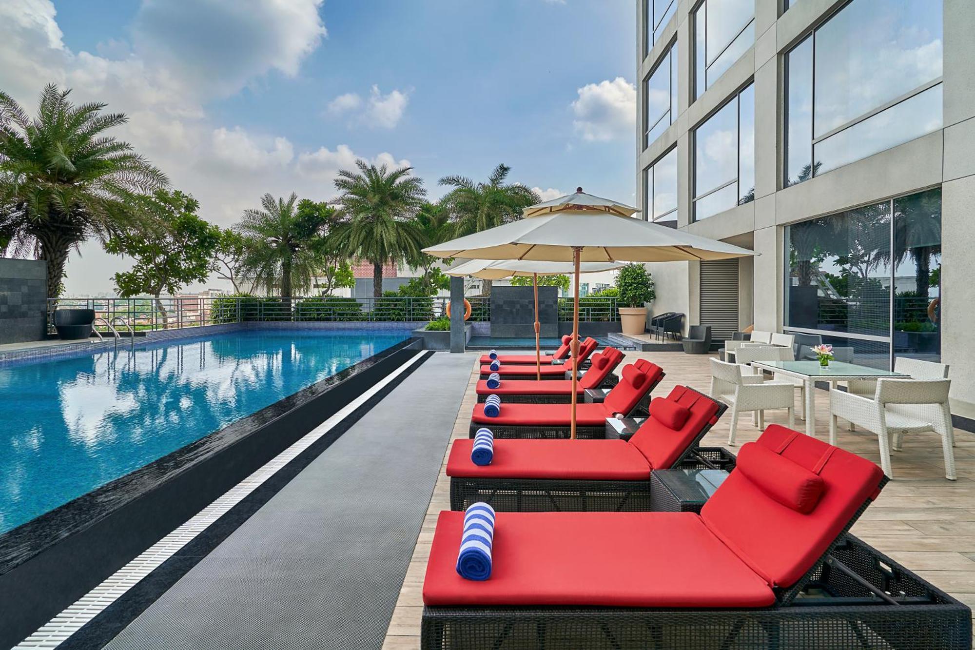 Hyatt Regency Lucknow Gomti Nagar Hotel Exterior foto